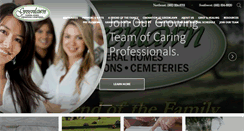 Desktop Screenshot of greenlawnmortuaryandcemetery.com